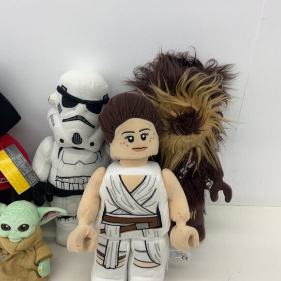 Lego Star Wars Mixed Stuffed Animals LOT Preowned Darth Vader Stormtrooper - Picture 3 of 8